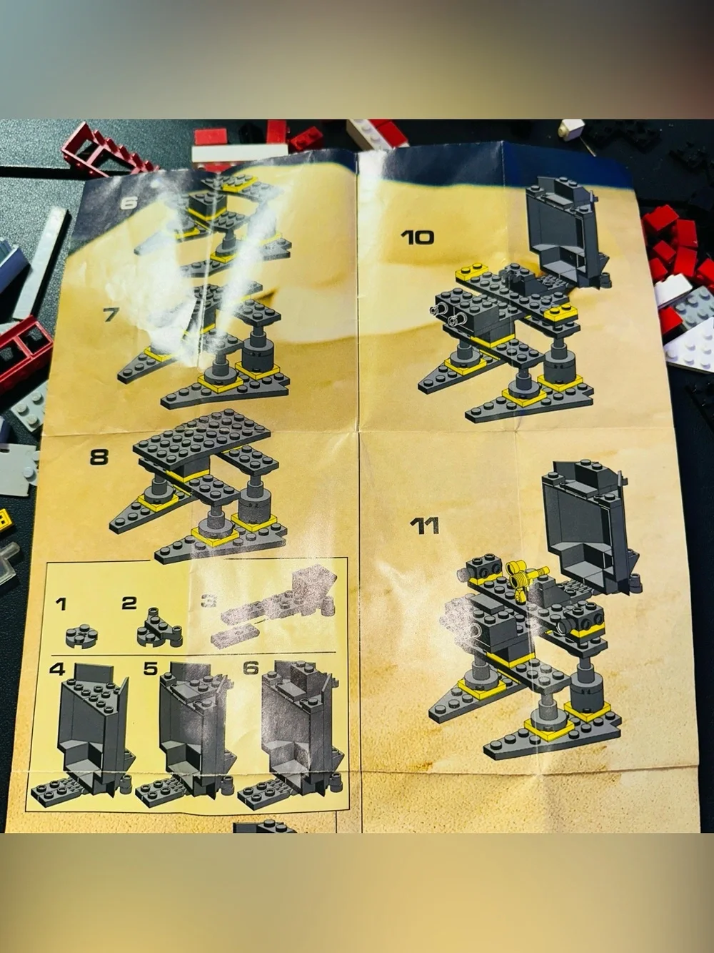 Lego Vintage Space Alienator Set 6876 Replacement Pieces and Instructions